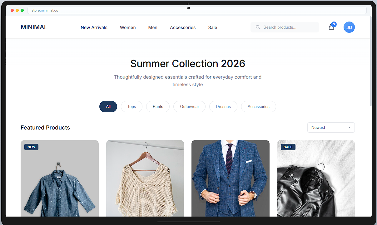 Tienda Online que Genera Ventas 24/7 Desarrollo de tienda online ecommerce moderna para vender productos por internet